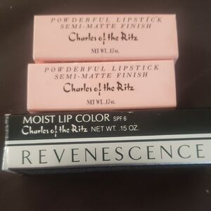 Semi-Matte Lipstick Set - Pink and Black